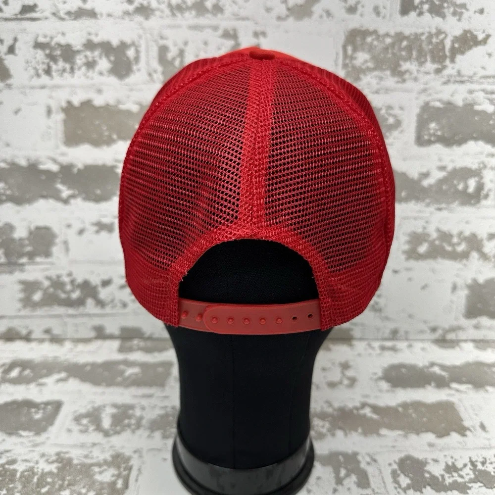 Gold Medal Headwear St Thomas Virgin Islands Trucker Hat Red Foam Front Mesh